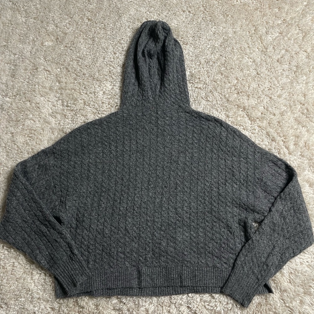 Jamison From Evereve Sweater Drawstring Hoodie Si… - image 8